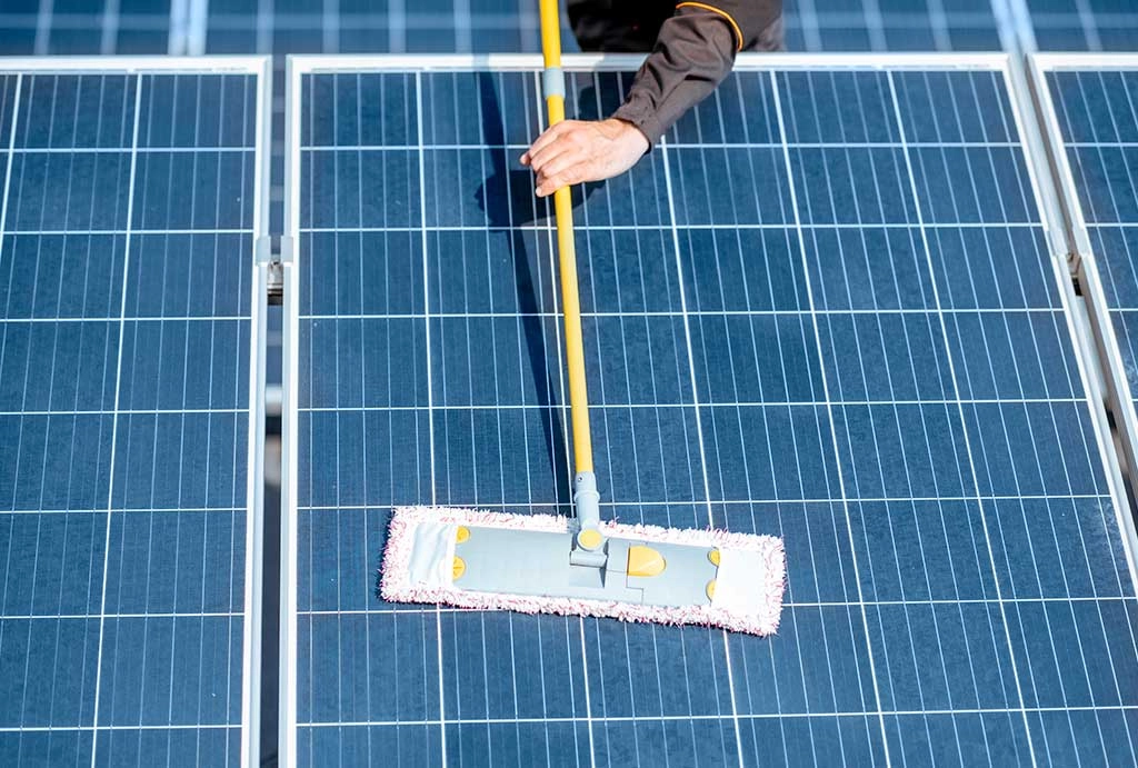 Copy of solar panel cleaning solar panel cleaning